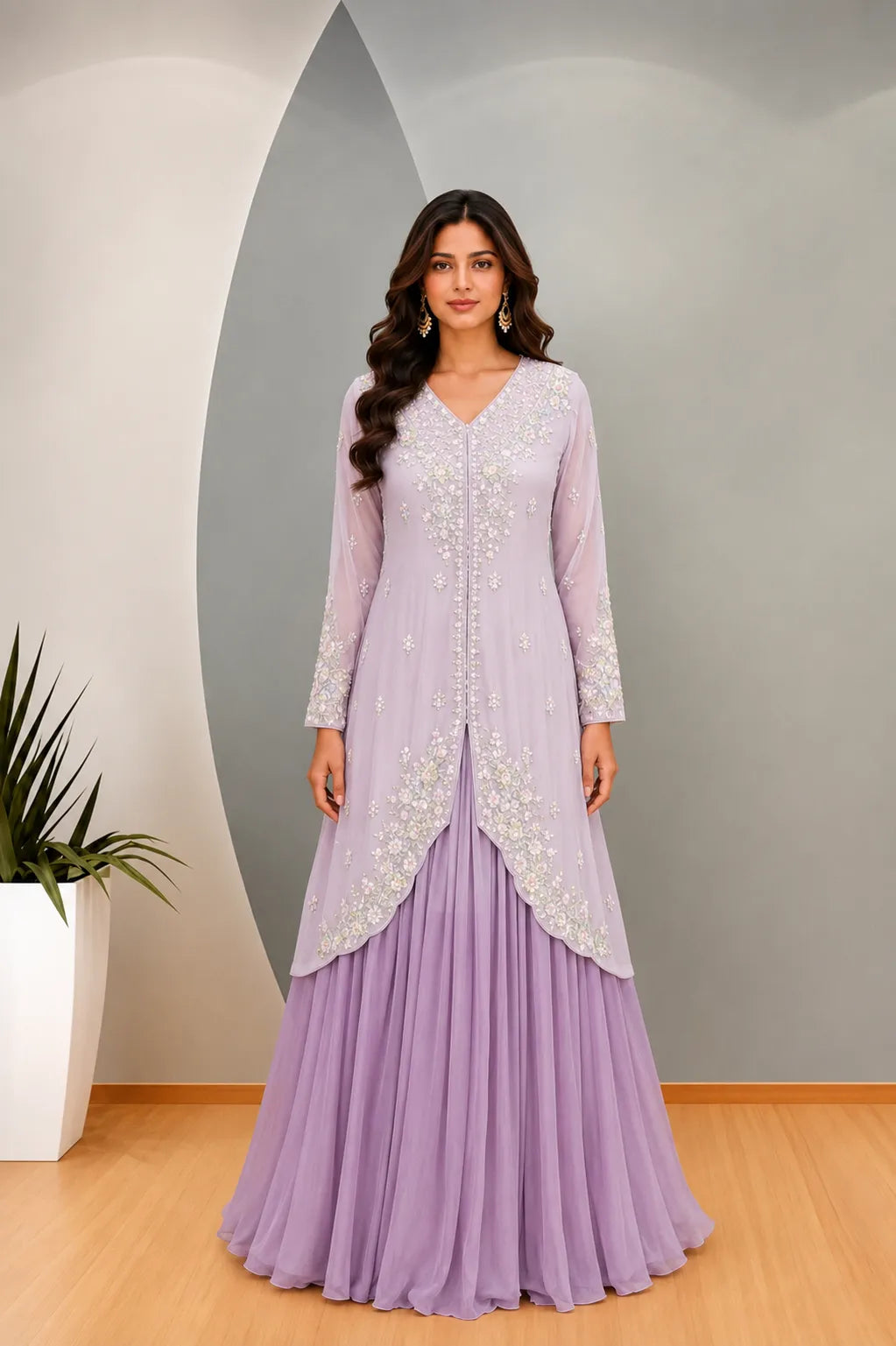Ivory Zeenat Gown