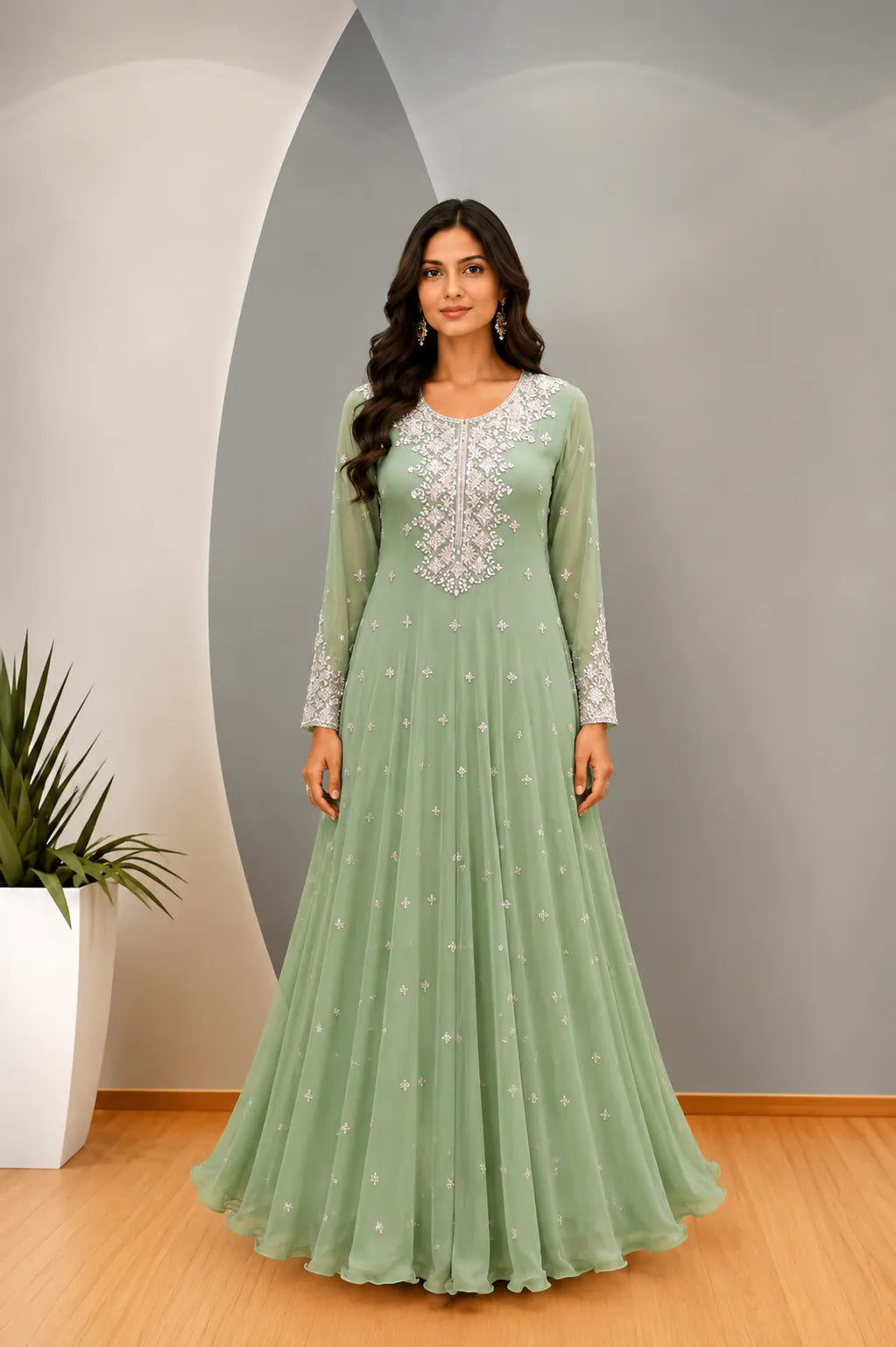 Rosé Meher Gown