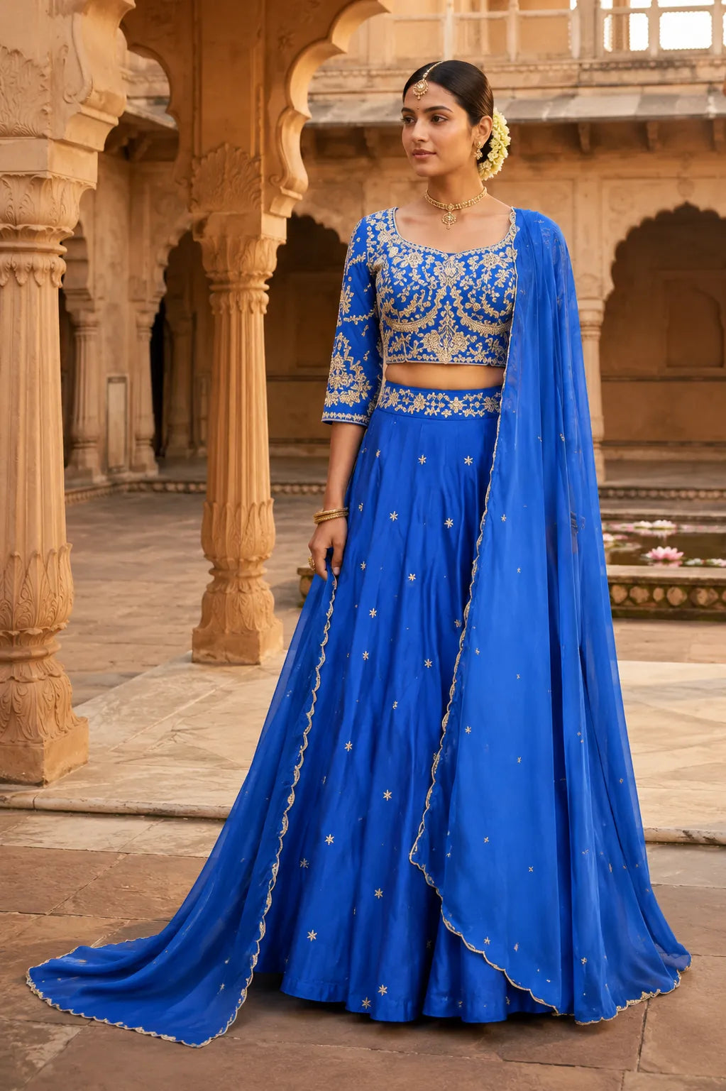 Jamuni Rajkumari Lehenga Set