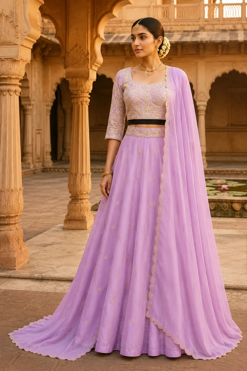 Jamuni Rajkumari Lehenga Set