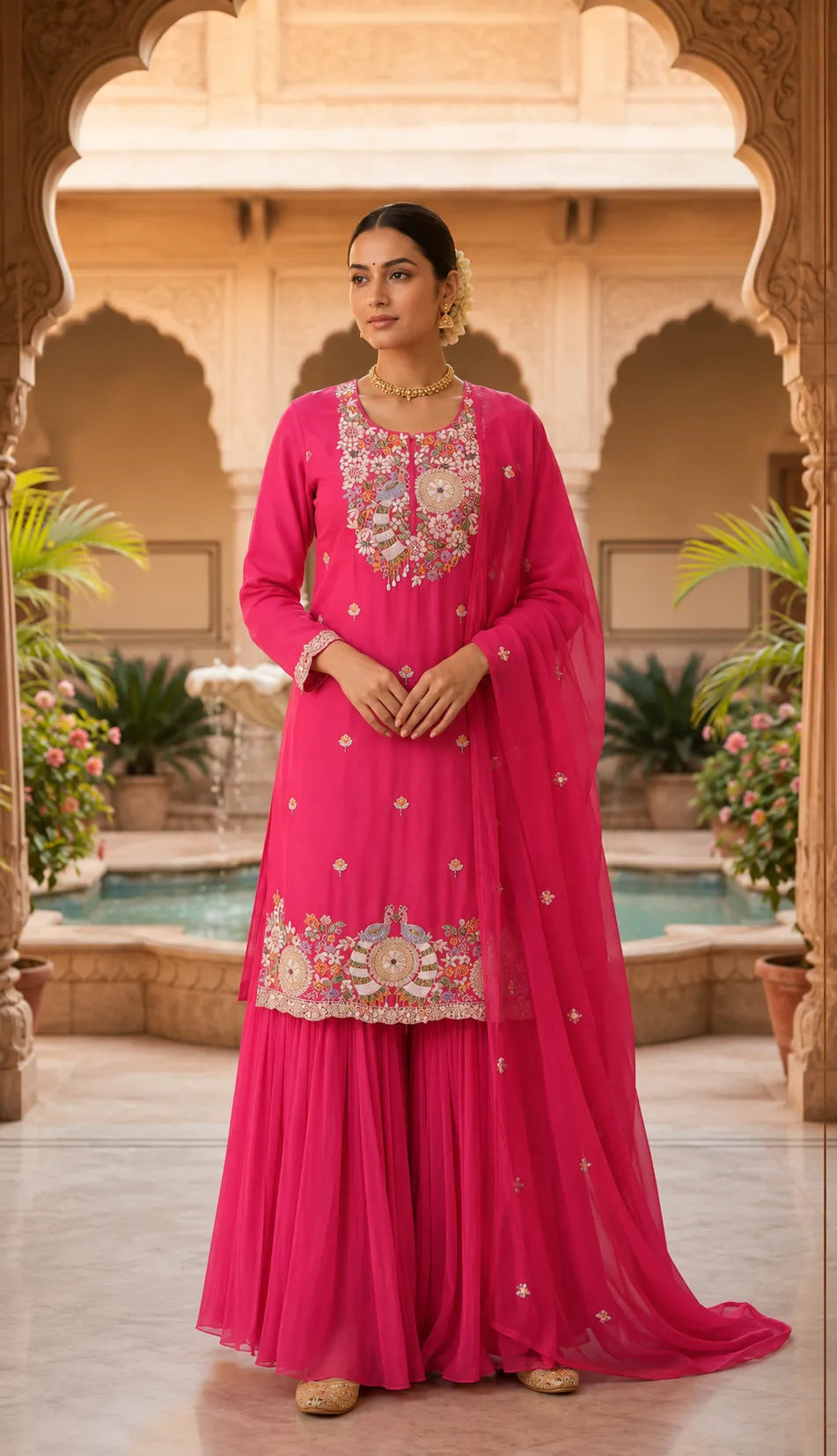 Rani Chandrika Kurti Set