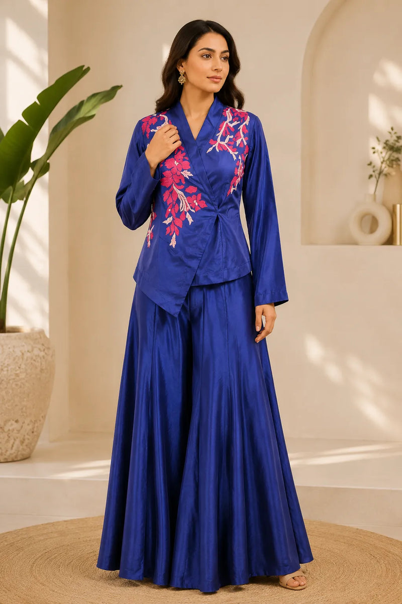 Ivory Gulnaar Jacket Set