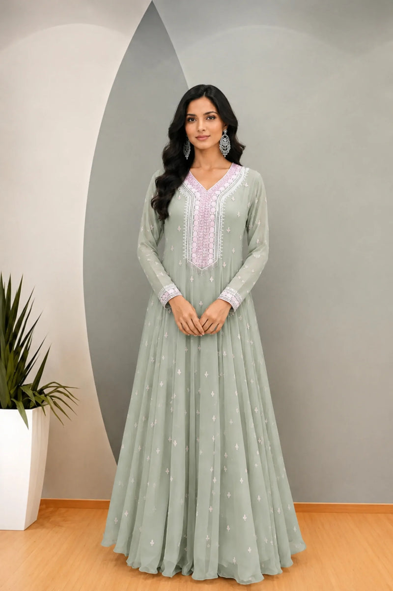 SBD 87 Georgette Gown