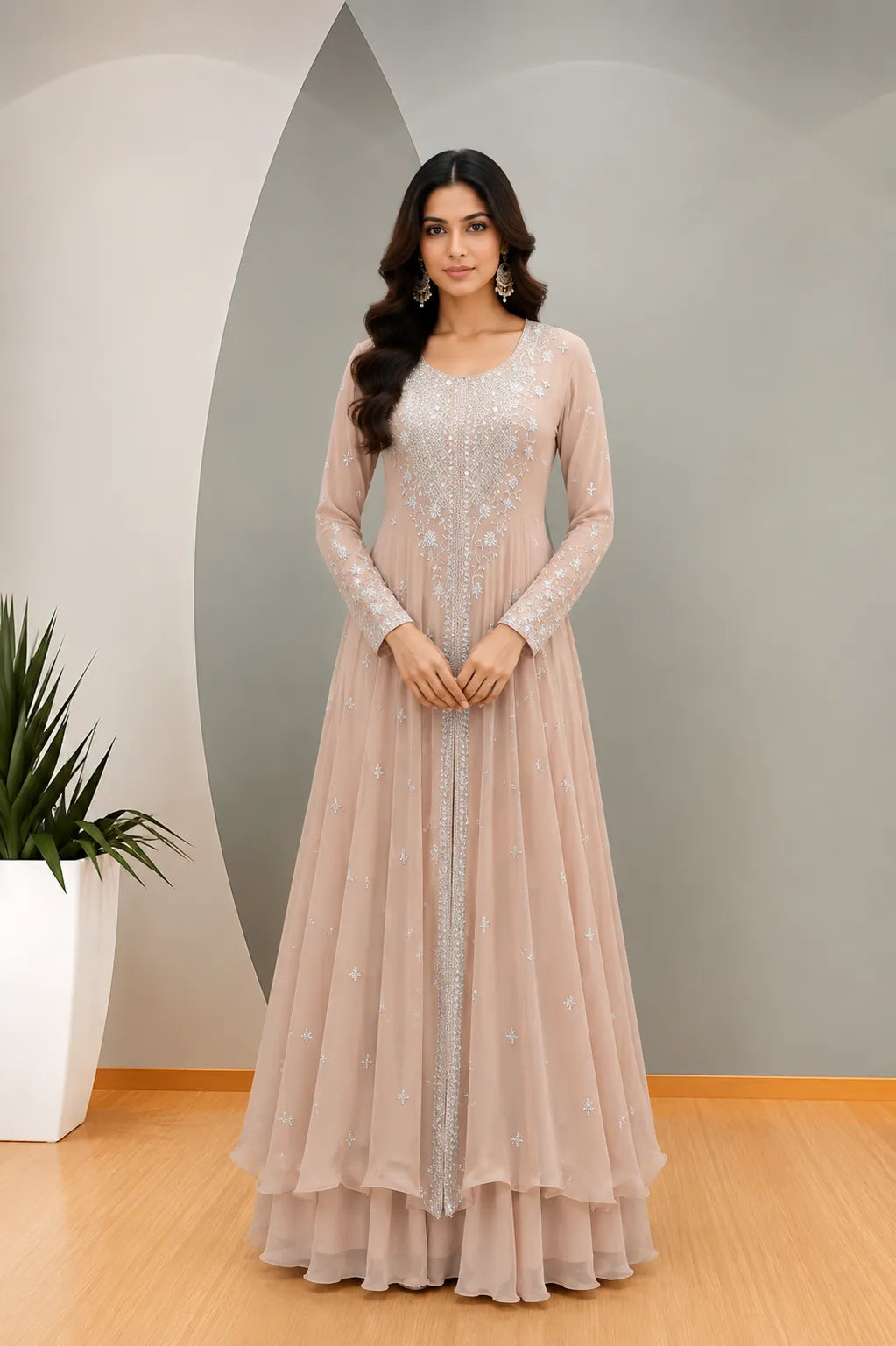 Olive Aafreen Gown