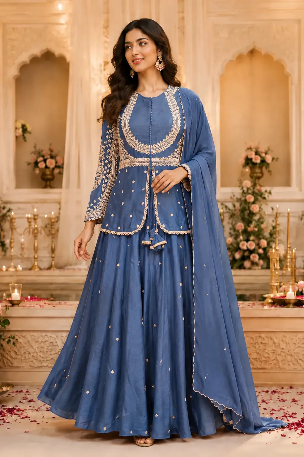 Rani Gulnaar Lehenga Set