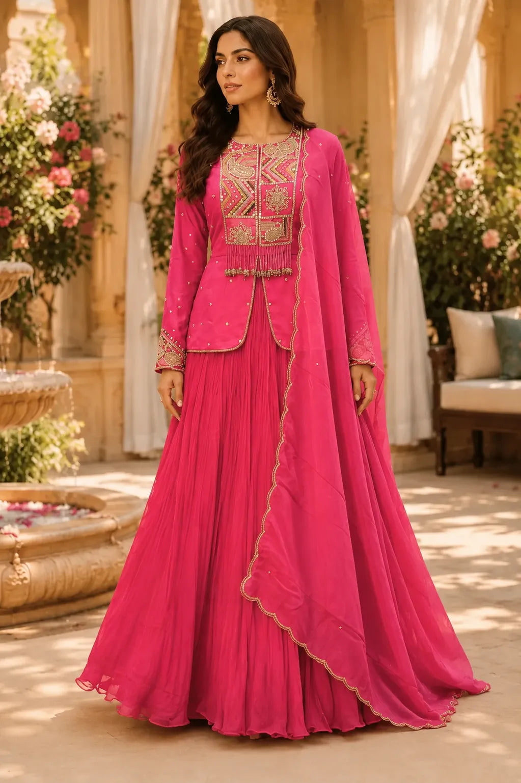 Zamrud Meher Lehenga Set