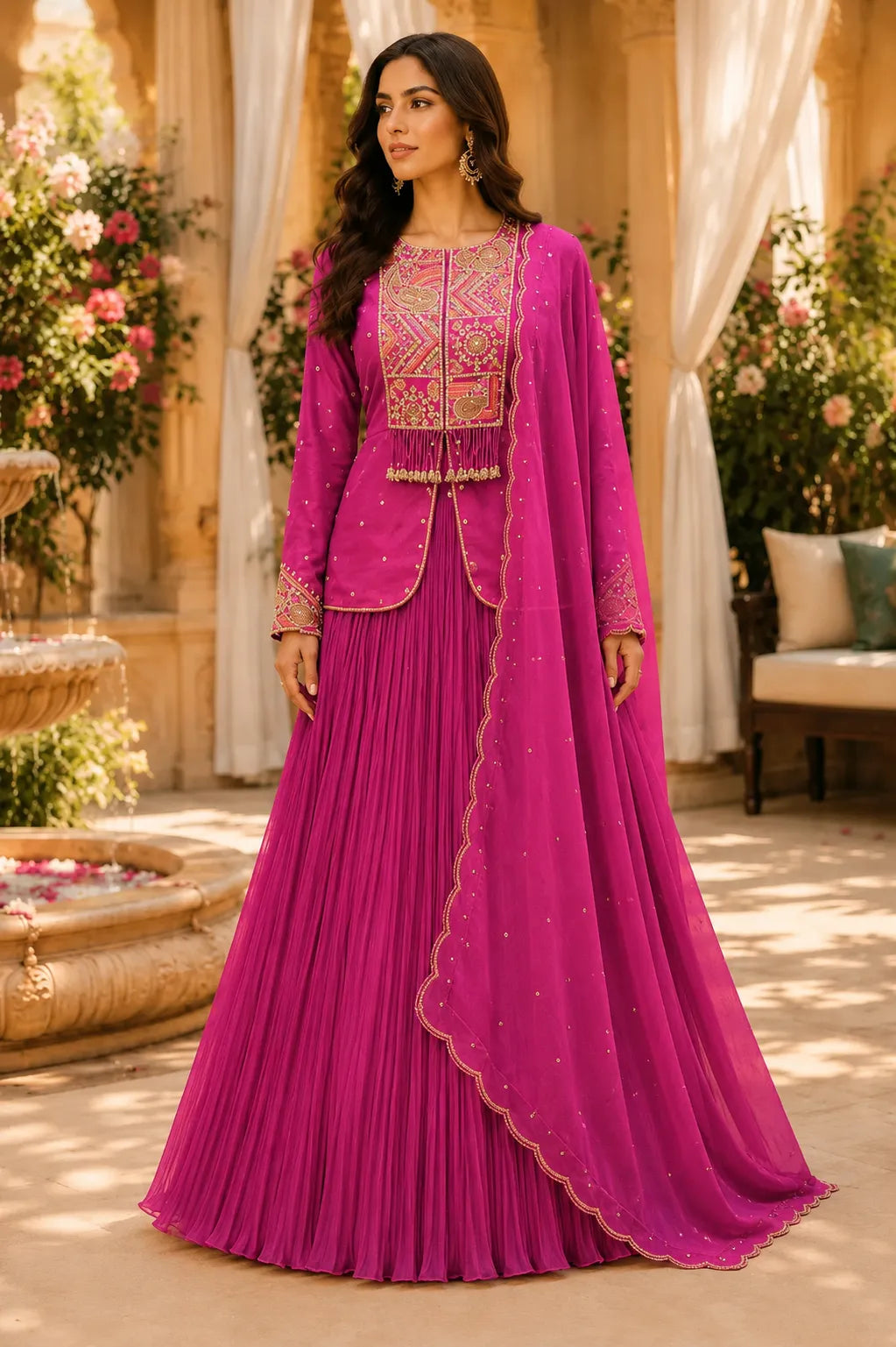 Zamrud Meher Lehenga Set