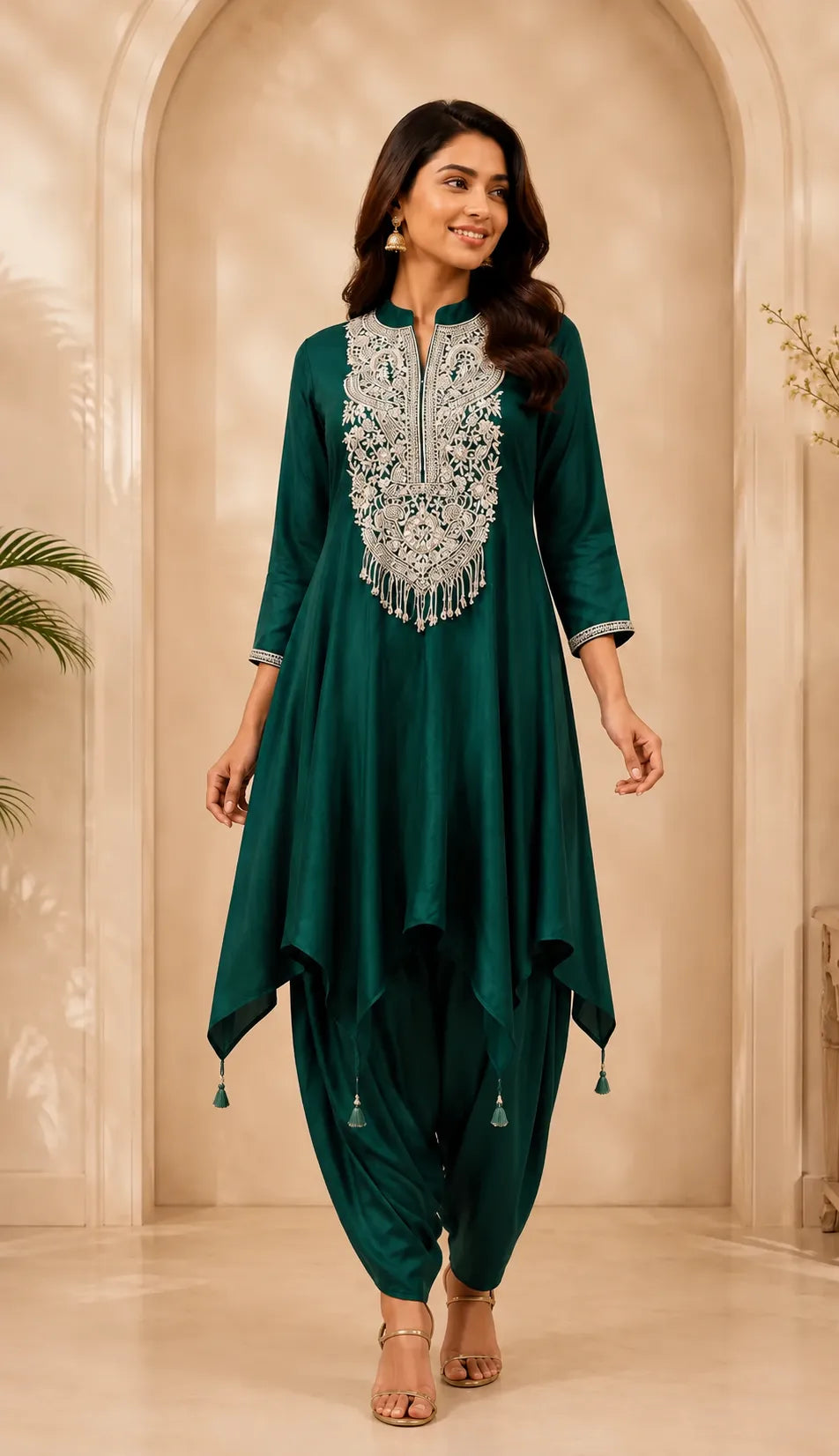 Sunehri Meher Kurti Set