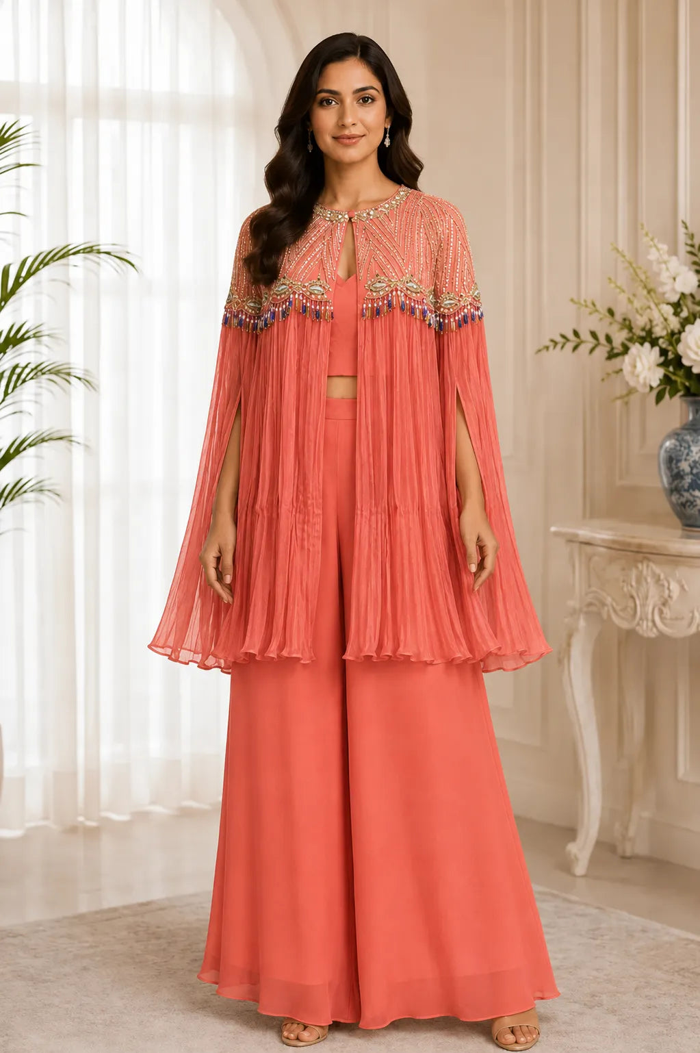 Celeste Noor Cape Set