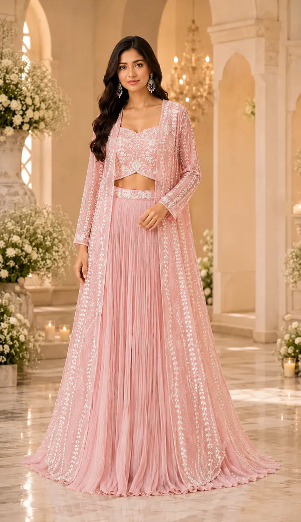 Ivory Chandrika Lehenga Set