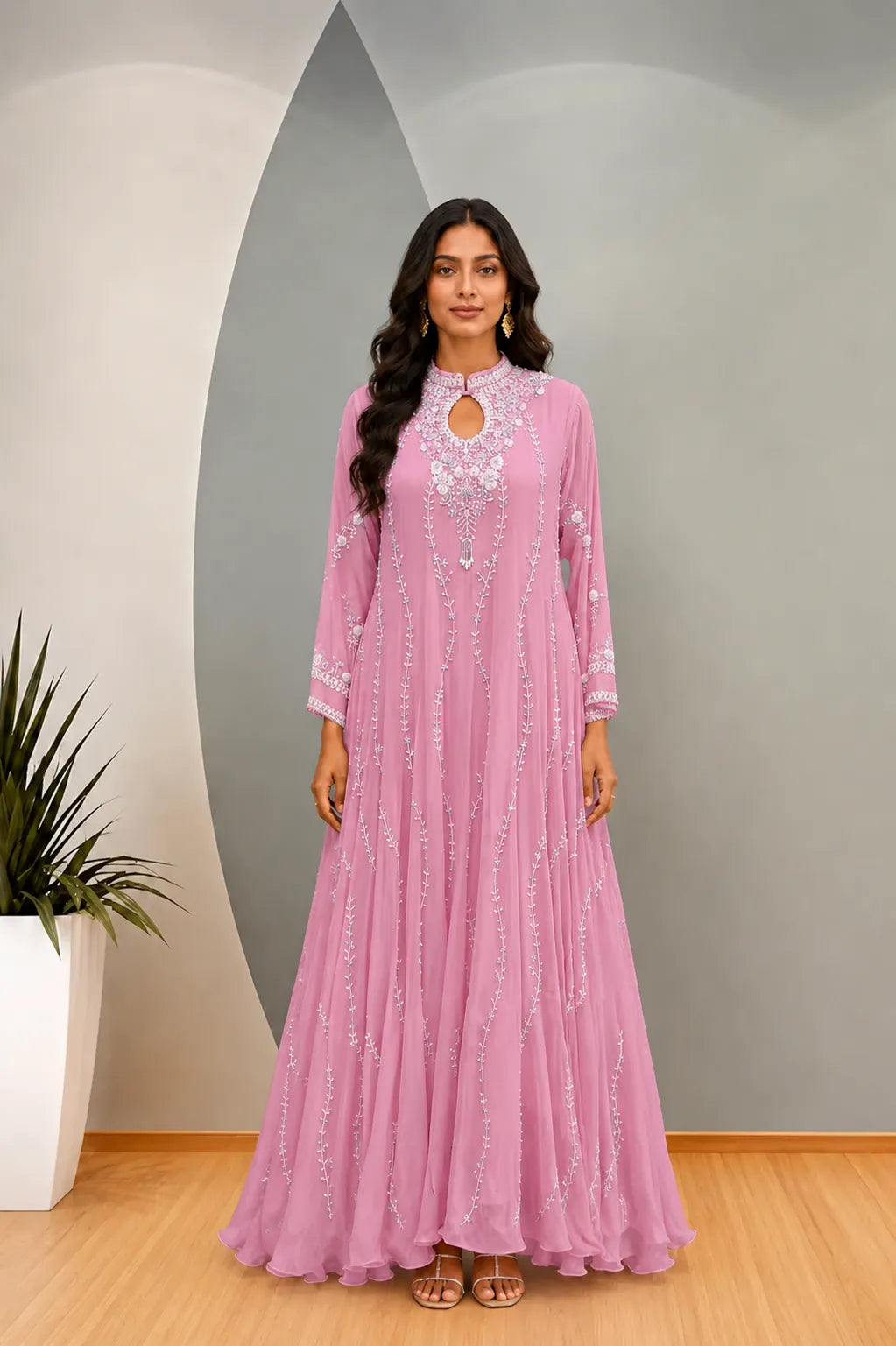 Lavender Gulnaar Gown