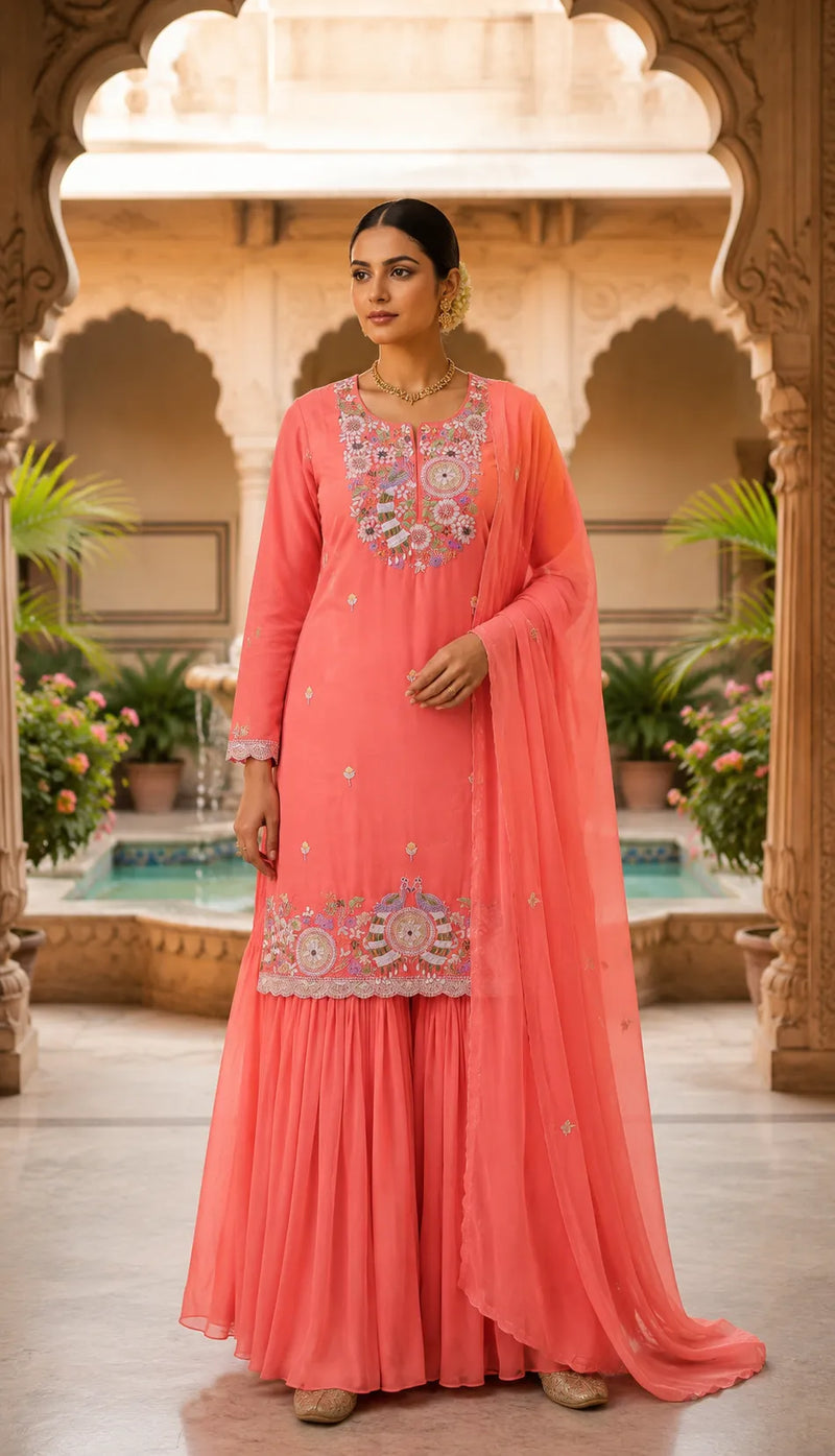 Rani Chandrika Kurti Set