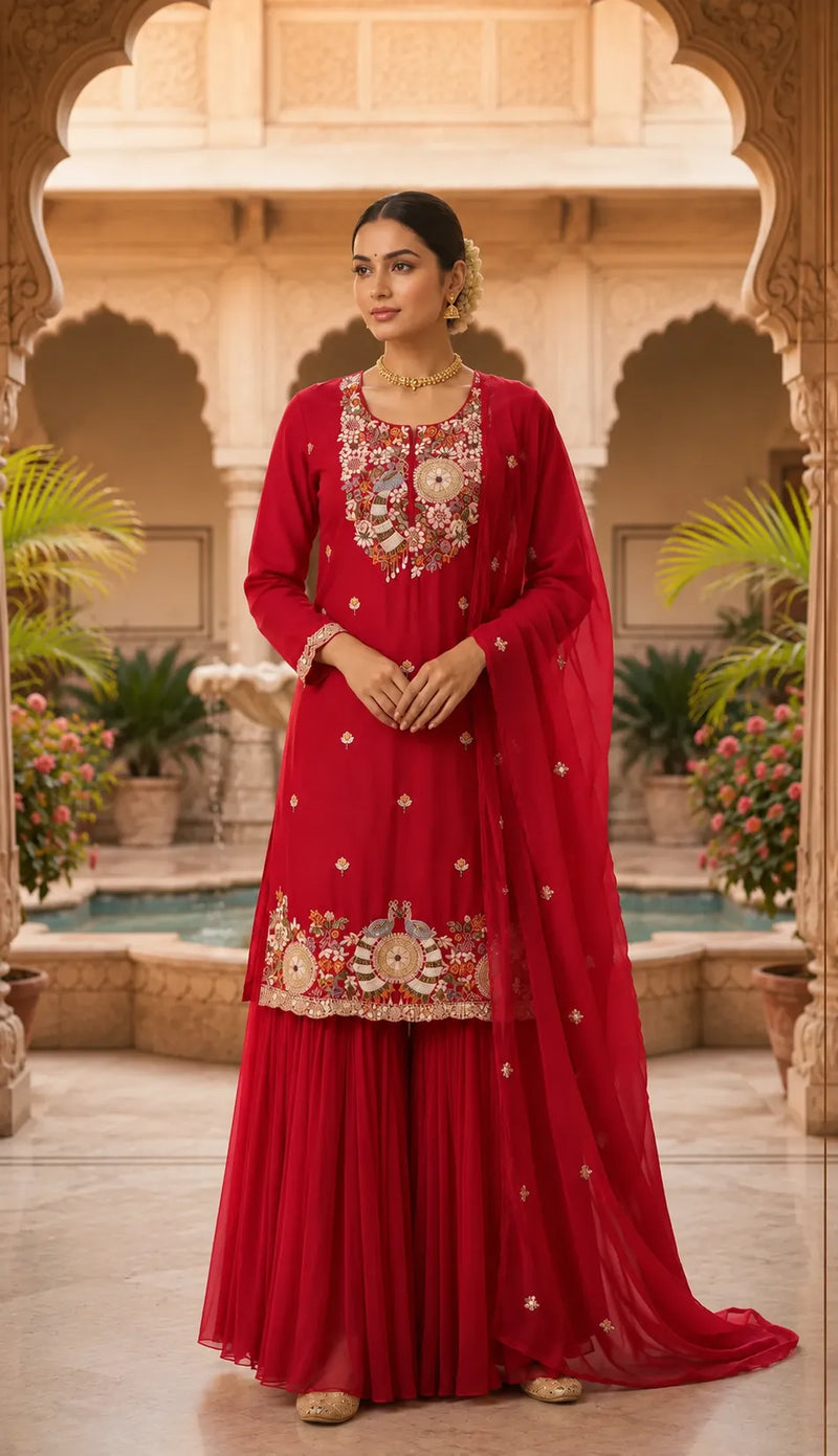 Rani Chandrika Kurti Set