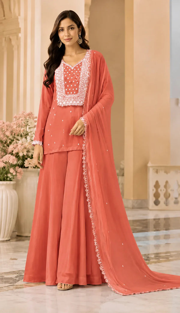 Lavender Meher Kurti Set