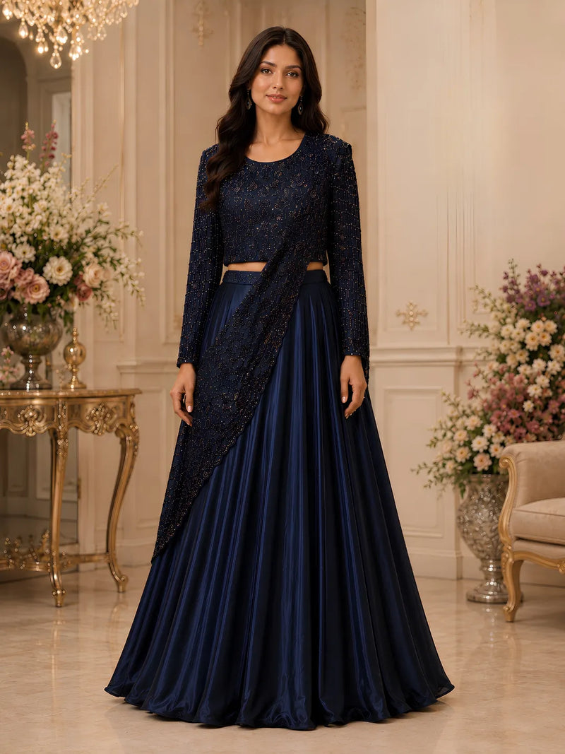 SBD 1576 Satin Drape Set