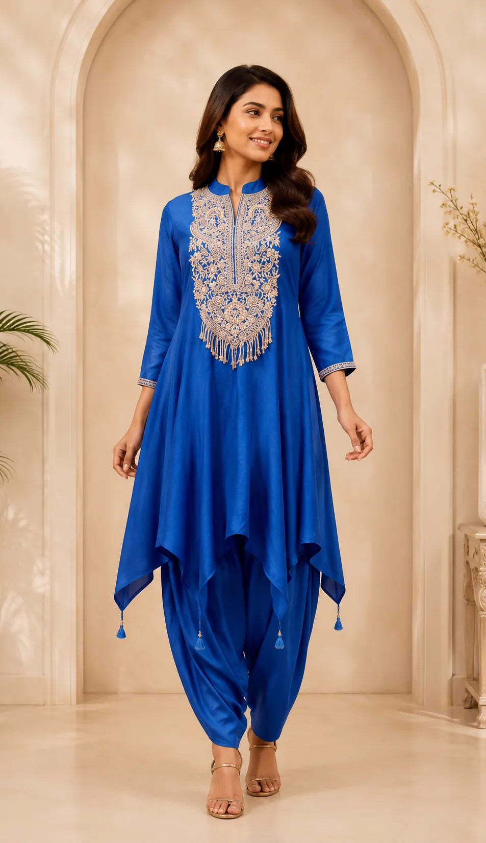 Sunehri Meher Kurti Set